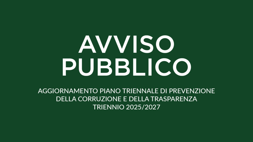 AVVISO PUBBLICO